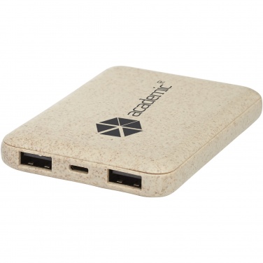 Logo trade firmakingituse pilt: Asama 5000 mAh nisuõlgedest elektripank