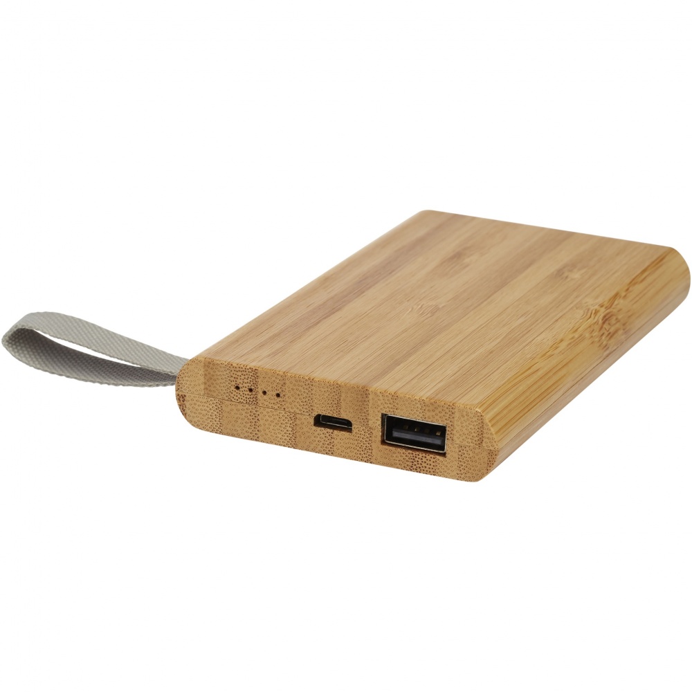 Logotrade reklaamkingid pilt: Tulda 5000 mAh bambusest akupank