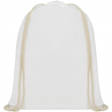 Logotrade firmakingi foto: Oregon 140 g/m² puuvillane pingutusnööriga seljakott 5L