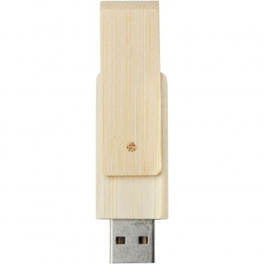Logotrade ärikingid pilt: Pöörake 8 GB bambusest USB-mälupulka