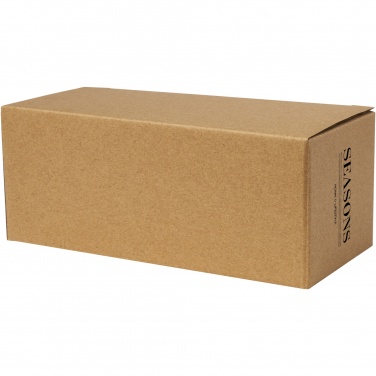 Logotrade firmakingid pilt: Manti 2-osaline 100 ml topeltseinaga klaasist tass bambusest alusega 