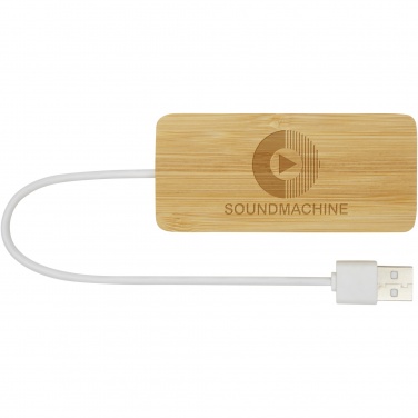Logo trade meened foto: Tapase bambusest USB-jaotur