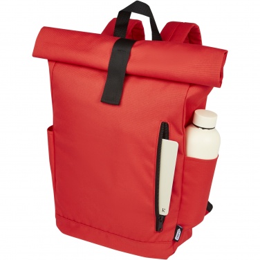 Logotrade ärikingid pilt: Byron 15,6" GRS RPET rull-top seljakott 18L