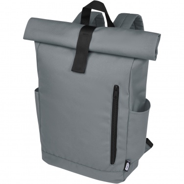 Logotrade meened pilt: Byron 15,6" GRS RPET rull-top seljakott 18L
