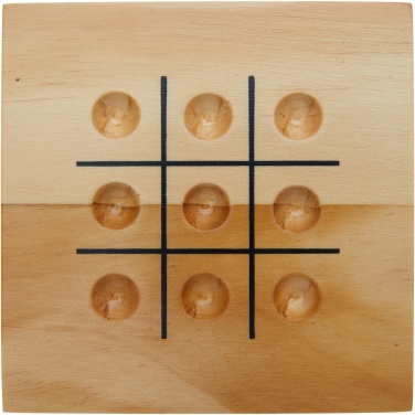 Logo trade reklaamkingi pilt: Strobus puidust tic-tac-toe mäng
