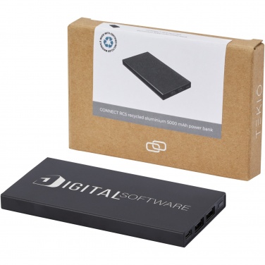 Logotrade ärikingid pilt: Ühendage 5000 mAh taaskasutatud alumiiniumist akupank 