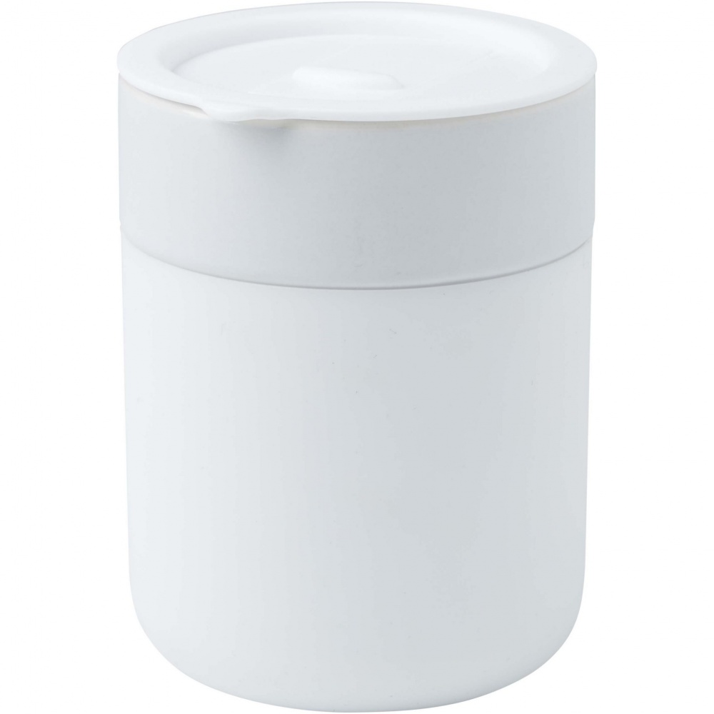 Logo trade meene pilt: Keraamiline termoskruus Java 330 ml plastikust kaanega