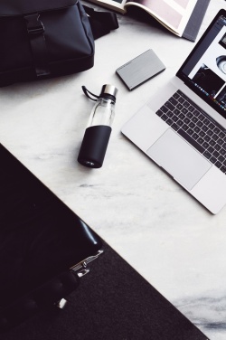 Logo trade firmakingid foto: Vinga klaasist Lean klaasist veepudel