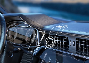Logotrade ärikingid pilt: DriveGrip RCS taaskasutatud plastist universaalne magnetiline autohoidik
