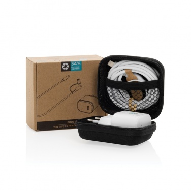 Logotrade firmakingitused pilt: Boost RCS taaskasutatud PET 20W tüüpi C 2 tk laadimiskomplekt