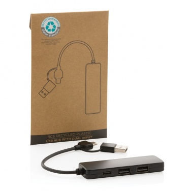 Logo trade reklaamkingitused foto: RCS taaskasutatud plastist kahe sisendiga USB-jaotur