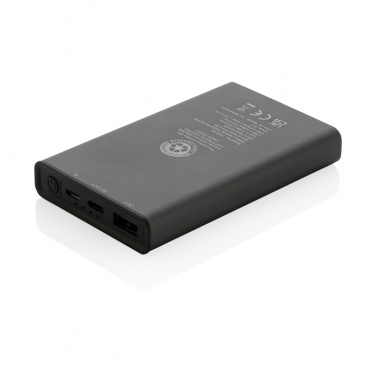 Logo trade reklaamkingituse pilt: Terra RCS taaskasutatud alumiiniumist akupank 5000 mAh