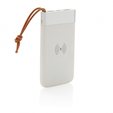 Logo trade reklaamtoote pilt: Aria 8000 mAh 5W juhtmevaba laadimise akupank