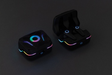 Logo trade meene pilt: RGB mängukõrvaklapid koos ENC-ga