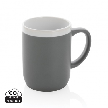 Logotrade reklaamkingitused pilt: Valge äärega keraamiline kruus 300ml