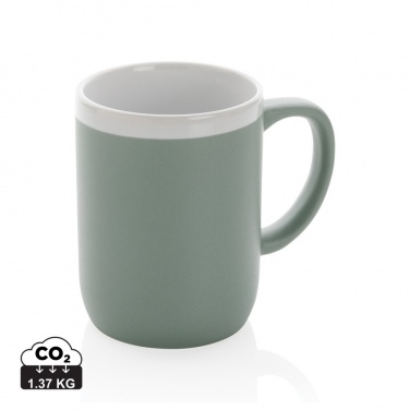 Logotrade reklaamtooted pilt: Valge äärega keraamiline kruus 300ml