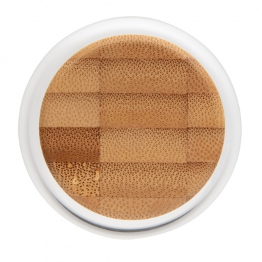 Logotrade reklaamkingi foto: Impact borosilikaatklaasist pudel bambusest kaanega