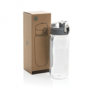 Logotrade firmakingi foto: Yide RCS Recycled PET lekkekindel lukustatav veepudel 600ml