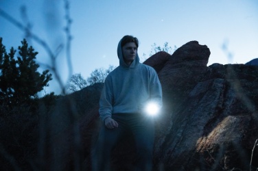 Logo trade firmakingi pilt: Lucid 5W RCS sertifitseeritud taaskasutatud plastikust ja bambusest taskulamp