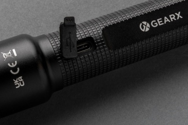 Logo trade reklaamkingituse pilt: Gear X RCS taaskasutatud alumiiniumist USB-taaslaetav suur taskulamp