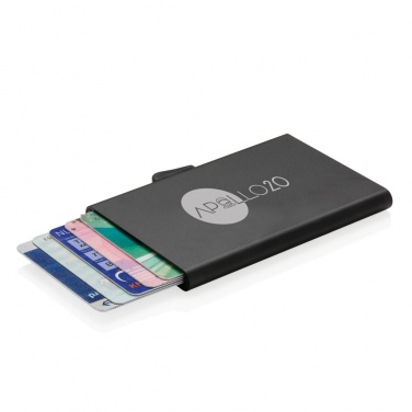 Logotrade ärikingid pilt: C-Secure alumiiniumist RFID-kaardihoidja, kaarditasku