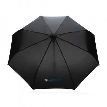 Logotrade reklaamtooted pilt: 21" Impact AWARE™ RPET 190T bambusest automaatne avatav/sulgev vihmavari