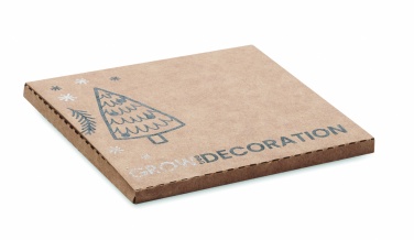 Logo trade meene pilt: Puidust jõulukuulike kuuseseemnetega