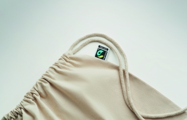 Logotrade meened pilt: Nööriga kott Fairtrade