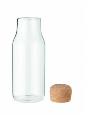 Logo trade firmakingi pilt: Klaaspudeli korgist kaas 600 ml