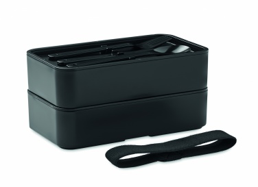 Logo trade ärikingituse pilt: PP-st lõunakarp ja bambusest kaas