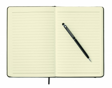 Logotrade meene foto: A5 märkmik pliiatsiga 72 vooderdatud