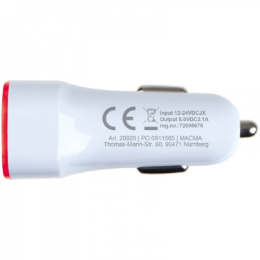 Logo trade firmakingituse pilt: USB laadimisadapter KFZ FRUIT