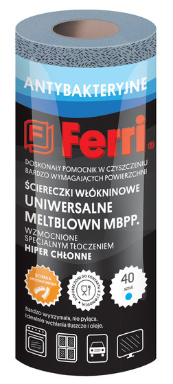 Logo trade meened foto: Super MELTBLOWN mittekootud puhastuslappidega rull 145021200