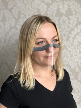 Logotrade reklaamkingi foto: KALIPSO näokaitse - läbipaistev mask suu ja nina jaoks 1447162