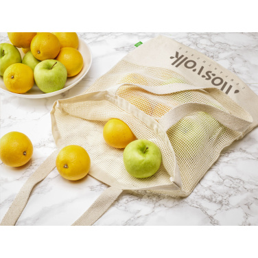 Logo trade ärikingituse pilt: Natura Organic Mesh Shopper (180 g/m²) ostukott