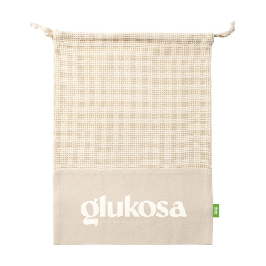 Logotrade ärikingi foto: Natura Organic GOTS võrgust puuviljakott (120 g/m²)