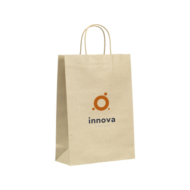 Logotrade reklaamkingituse foto: Leaf It Bag taaskasutatud murupaber (120 g/m²) L