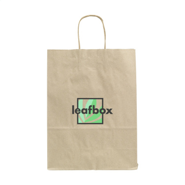 Logo trade ärikingitused foto: Leaf It Bag Lai taaskasutatud rohupaber (90 g/m²) M