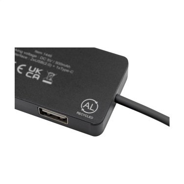 Logo trade firmakingi pilt: Tecco GRS taaskasutatud alumiiniumist USB-jaotur