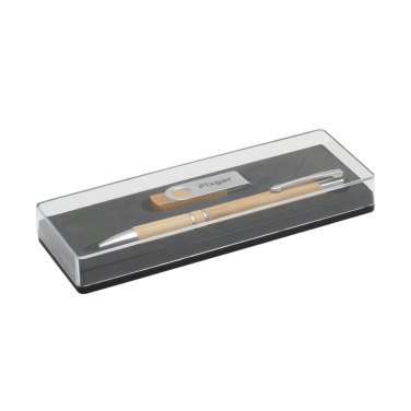 Logo trade ärikingi pilt: Bambusesr Connect kinkekomplekt mälupulgaga 8 GB