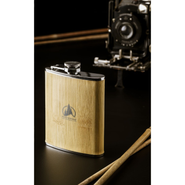 Logo trade firmakingi pilt: Hipflask Bamboo 200 ml joogipudel