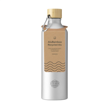 Logo trade reklaamkingi pilt: AluBamboo GRS Recycled Alu 750 ml veepudel
