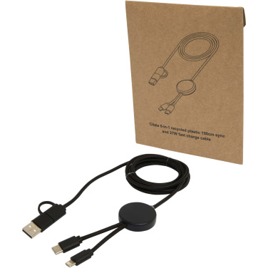 Logotrade firmakingitused pilt: Citala 5-in-1 taaskasutatud plastist 150 cm kiirlaadimiskaabel