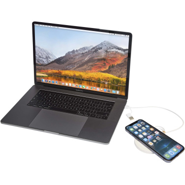 Logo trade reklaamtoote pilt: Freal 15 W taaskasutatud plastist juhtmevaba laadimisalus