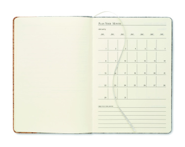 Logotrade reklaamkingitused pilt: CORKBOOK A5 RPET korgist märkmik