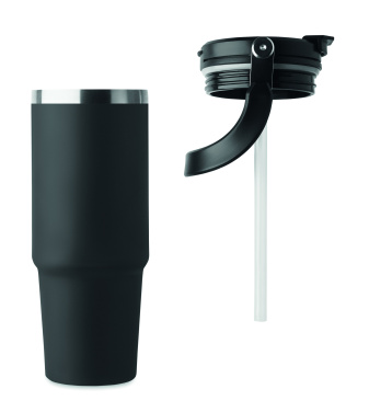 Logo trade reklaamkingituse pilt: Kaheseinaline trummel 850 ml