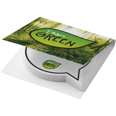 Logo trade firmakingi pilt: Sticky-Mate® pehmete kaantega kõnemullikujulised kleeppaberid