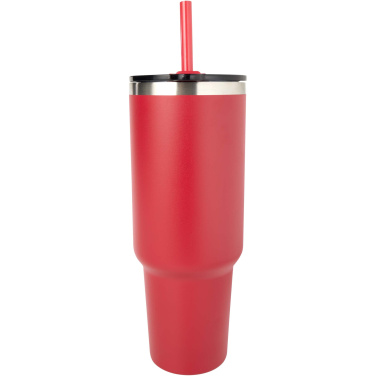 Logotrade reklaamtoote foto: Sydney 1200 ml RCS-sertifikaadiga termoskruus kõrrega