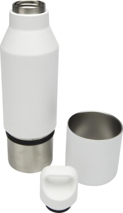 Logotrade meened pilt: Odessy 600 ml taaskasutatud roostevabast terasest pudel tassiga