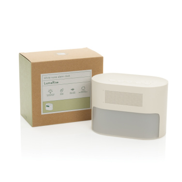 Logo trade ärikingitused foto: LumaRise RCS taaskasutatud plastist valge müraga äratuskell